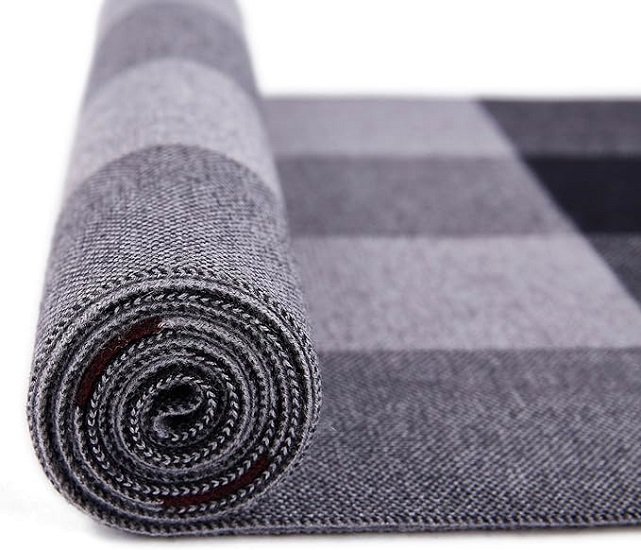 Men's Winter Cashmere Feel  Wool Soft Warm Knitted Scarf
